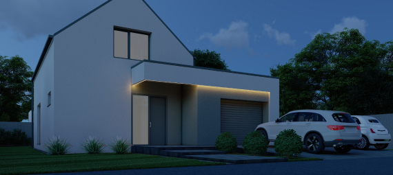 Duna-lakópark - Családi ház "F"